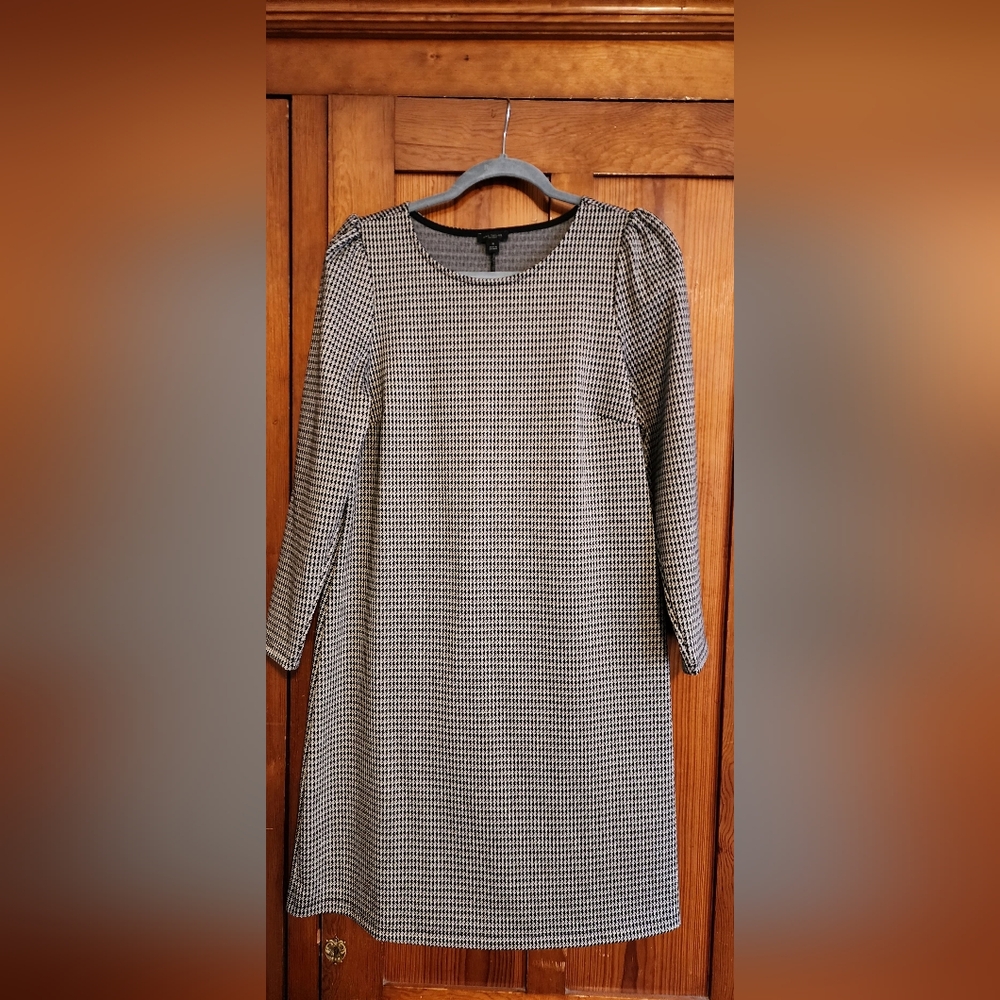 Ann Taylor Houndstooth Dress